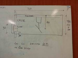 Plan de la cage